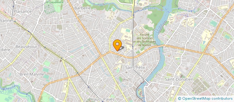 localisation de l'entreprise CYTOCO  NANTES