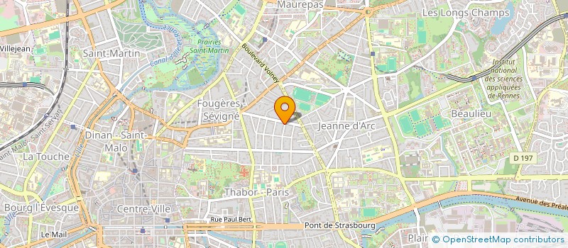 localisation de l'entreprise CYTOGEN  RENNES