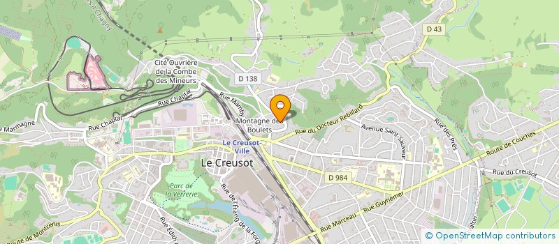 localisation de l'entreprise CYTOR à LE CREUSOT