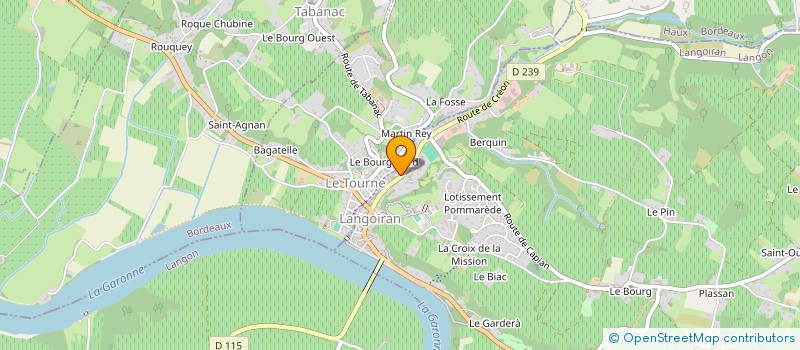 localisation de l'entreprise CYTRANS  LANGOIRAN