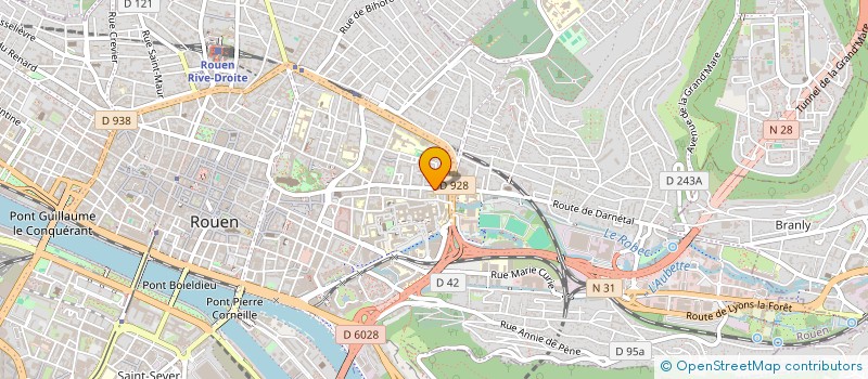 localisation de l'entreprise CYTRUST à ROUEN