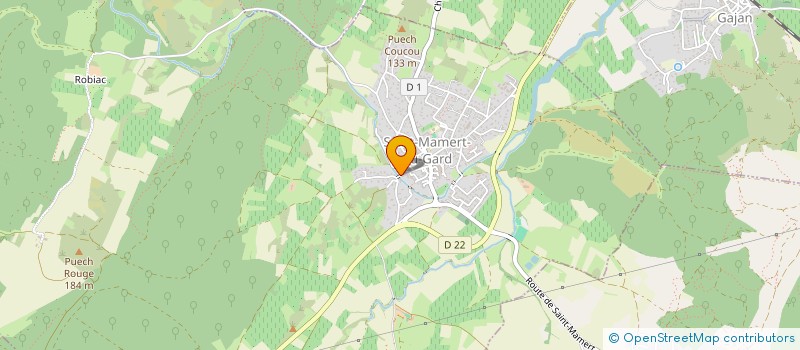 localisation de l'entreprise CYTY  SAINT-MAMERT-DU-GARD