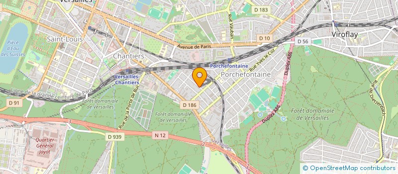 localisation de l'entreprise CYVE MEDIAS à VERSAILLES