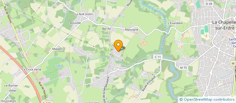 localisation de l'entreprise CYVIARFA à LA CHAPELLE-SUR-ERDRE