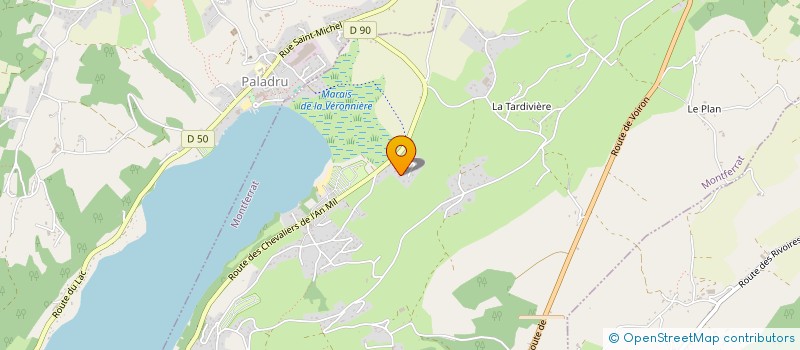 localisation de l'entreprise CYVIDIS  MONTFERRAT