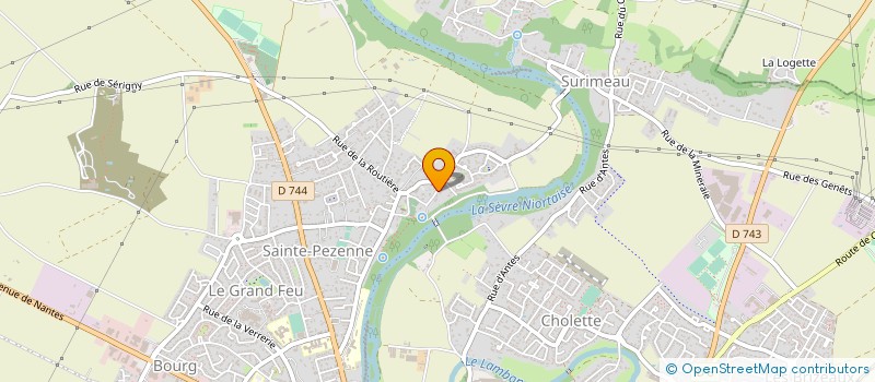 localisation de l'entreprise CYZRCREA EDITEURS ASSOCIES C.Y.Z.R EDITIONS  NIORT