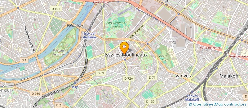localisation de l'entreprise CZ à ISSY-LES-MOULINEAUX