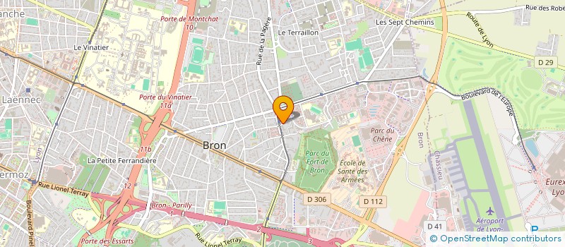 localisation de l'entreprise CZ BAT  BRON
