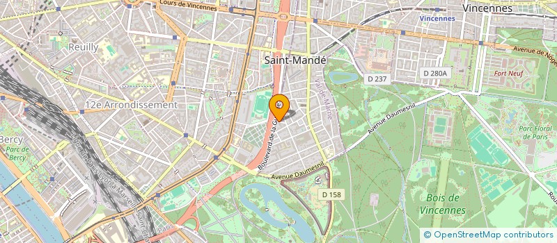 localisation de l'entreprise CZ FINANCE  SAINT-MANDE