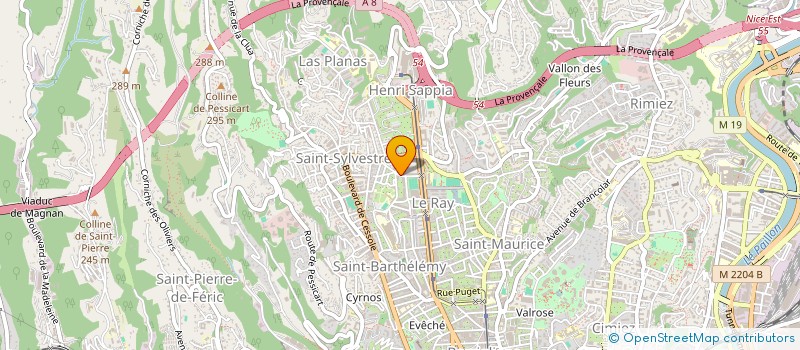 localisation de l'entreprise CZ IMMO  NICE