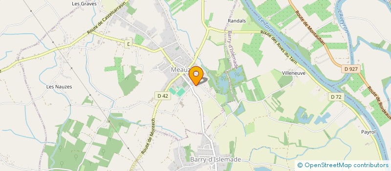 localisation de l'entreprise CZ LOUBRADOU  MEAUZAC