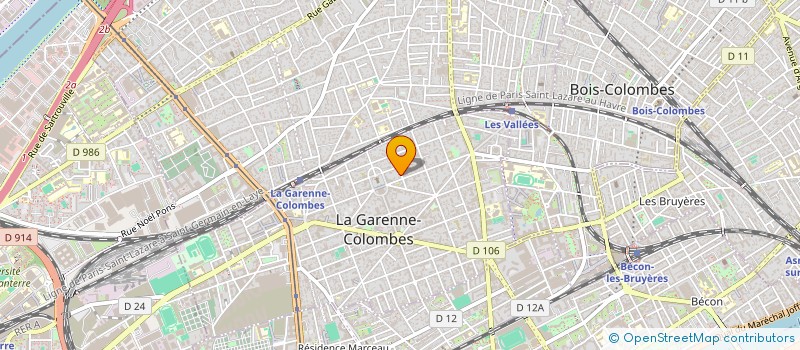 localisation de l'entreprise CZ RACING  LA GARENNE-COLOMBES