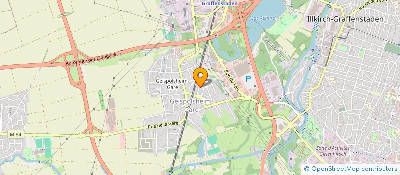 localisation de l'entreprise CZA  GEISPOLSHEIM