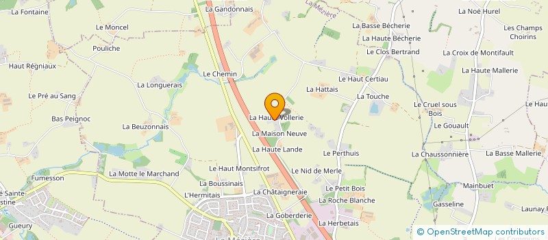 localisation de l'entreprise CZC  MONTREUIL-LE-GAST