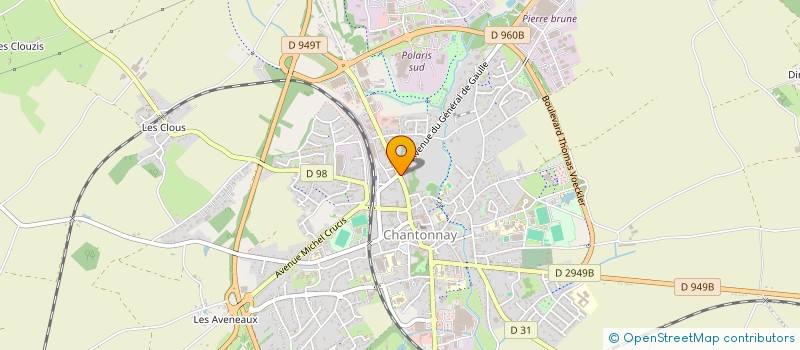 localisation de l'entreprise CZC  CHANTONNAY