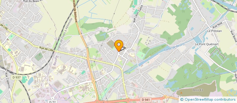 localisation de l'entreprise CZECH-LIBBRECHT  BEUVRY