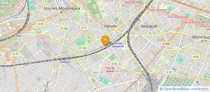 localisation de l'entreprise CZERNINVEST  VANVES