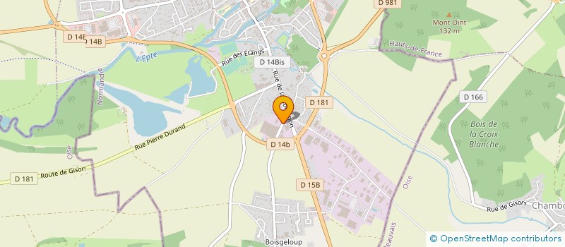 localisation de l'entreprise CZEWO SA à GISORS