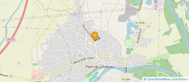 localisation de l'entreprise CZM  PONT-DU-CHATEAU