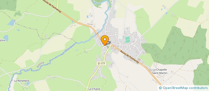 localisation de l'entreprise CZN  CLESSE