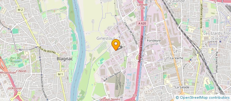 localisation de l'entreprise CZN INVEST  TOULOUSE