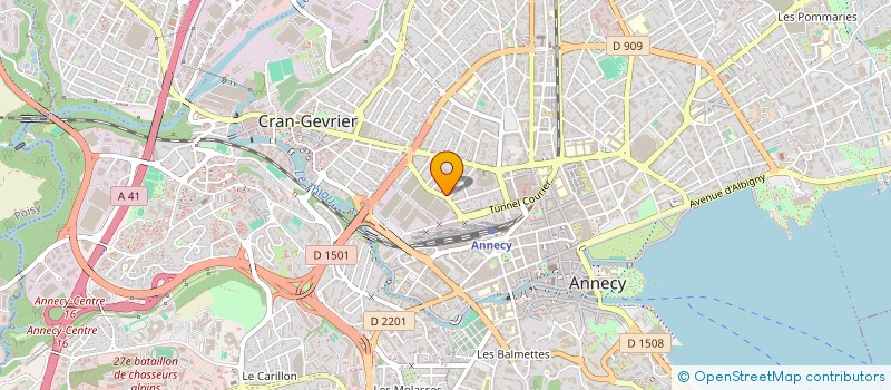 localisation de l'entreprise CZS CAPITAL  ANNECY