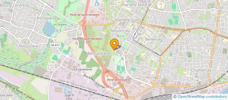 localisation de l'entreprise CZV INVEST à SAINT-HERBLAIN