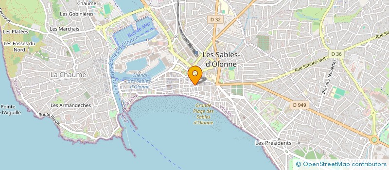 localisation de l'entreprise D'1 LIVRE A L'AUTRE à LES SABLES D'OLONNE