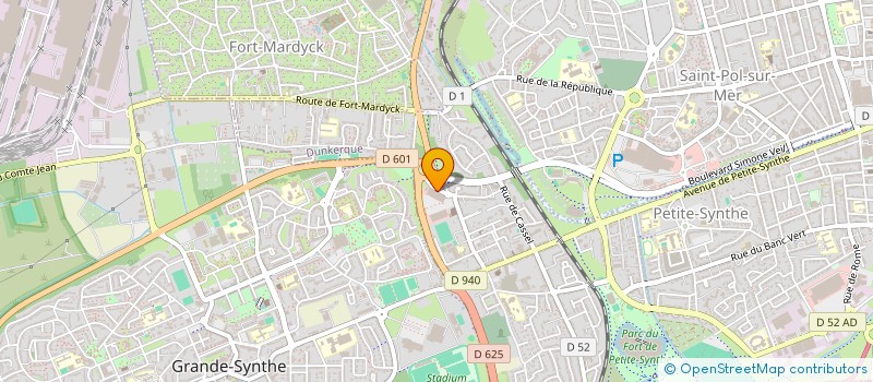 localisation de l'entreprise D'1CKER à DUNKERQUE