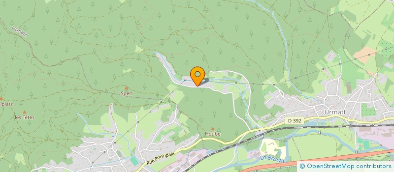 localisation de l'entreprise D 2 CONSEILS  URMATT