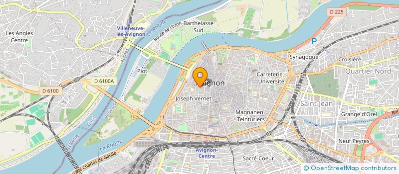 localisation de l'entreprise D 2 L  AVIGNON