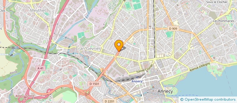 localisation de l'entreprise D 2 M à ANNECY