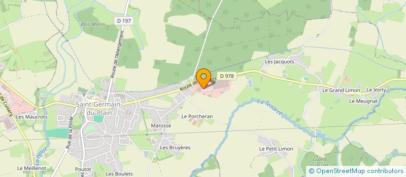 localisation de l'entreprise D 2 M INDUSTRIE SERVICES à SAINT-GERMAIN-DU-PLAIN