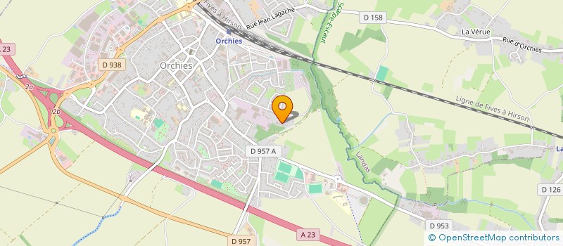 localisation de l'entreprise D 2 MAT  ORCHIES