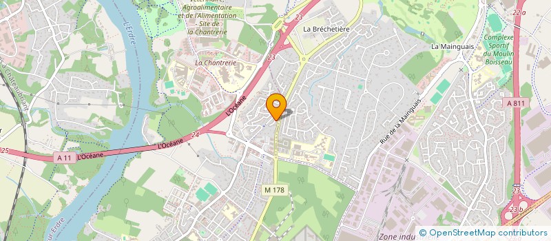 localisation de l'entreprise D.2.O (DIGITAL OFFSET ORGANISATION)  NANTES