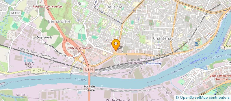 localisation de l'entreprise D 2 R 2  NANTES