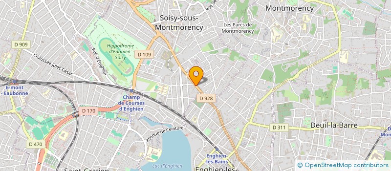 localisation de l'entreprise D.2.S. à SOISY-SOUS-MONTMORENCY