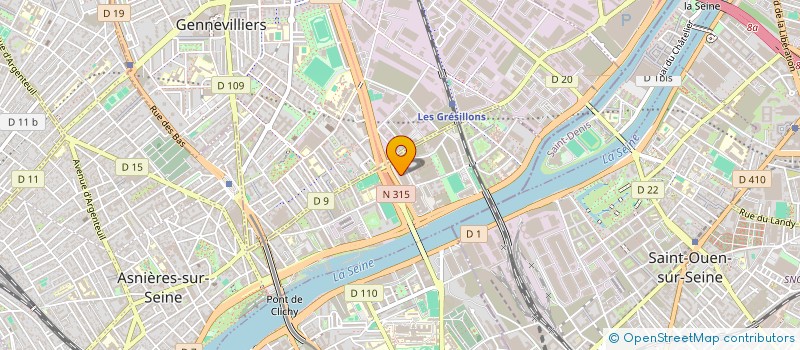 localisation de l'entreprise D.2.S à ASNIERES-SUR-SEINE