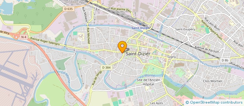 localisation de l'entreprise D.3.C. à SAINT-DIZIER