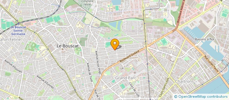 localisation de l'entreprise D 3 D  LE BOUSCAT