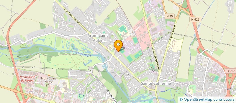 localisation de l'entreprise D 3 D  SAINTE-CATHERINE