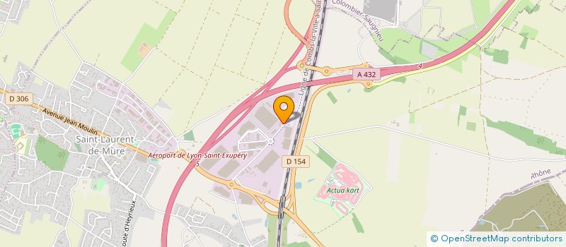 localisation de l'entreprise D 3 M  SAINT-LAURENT-DE-MURE