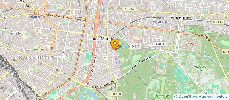 localisation de l'entreprise D 5. HOLDING  SAINT-MANDE