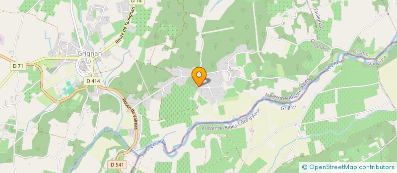 localisation de l'entreprise D' 6  GRIGNAN