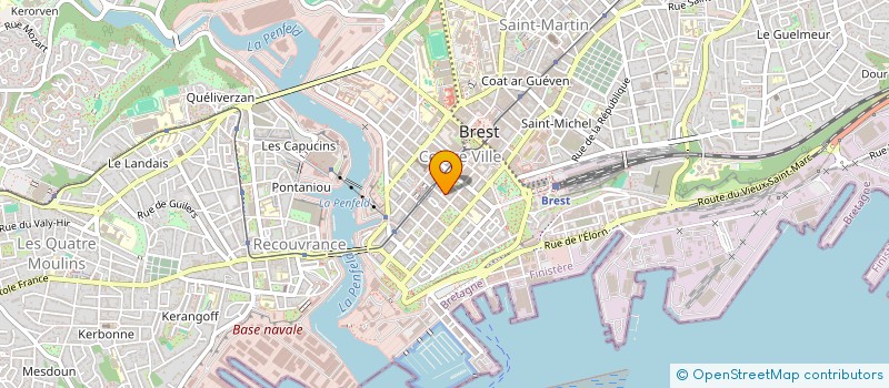 localisation de l'entreprise D&A  BREST