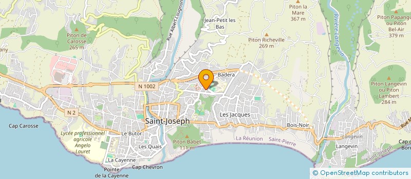 localisation de l'entreprise D.A.A.L. à SAINT-JOSEPH