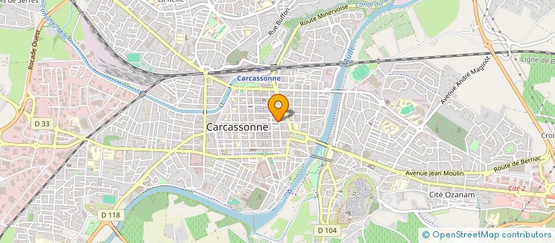 localisation de l'entreprise D.A.A.L à CARCASSONNE