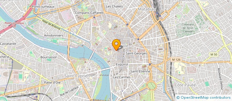 localisation de l'entreprise D.A. ARCHITECTES ET DESIGNERS  TOULOUSE