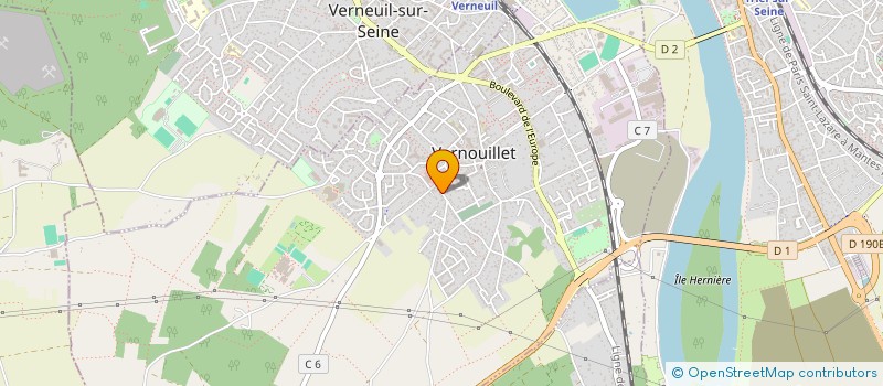 localisation de l'entreprise D A BATIMENT à VERNOUILLET