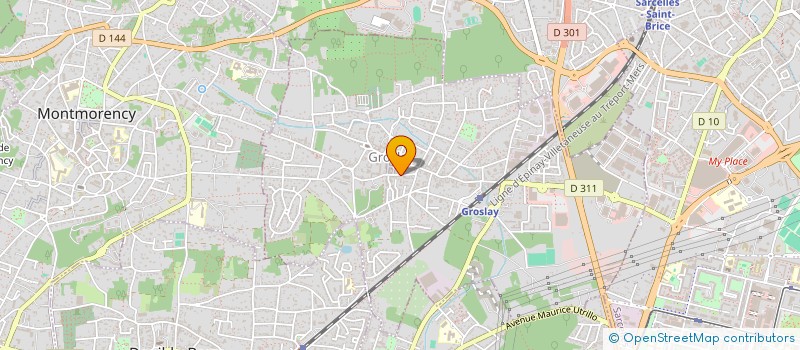 localisation de l'entreprise D.A BATIMENTS  GROSLAY